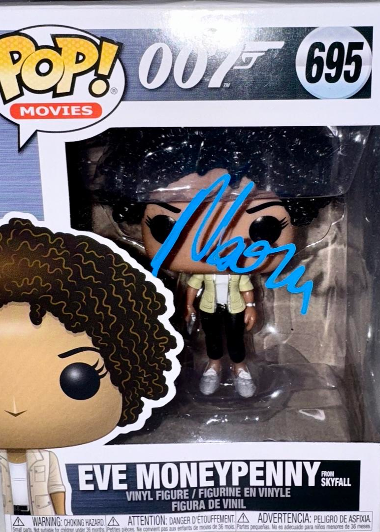 Naomie Harris Signed Funko Pop #695 Eve Moneypenny (James Bond) - ACOA